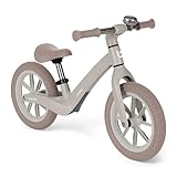 KikkaBoo Bicicleta Sin Pedales LANSER, Bici Niño 2 Años, Bicicleta Equilibrio, Desde 2 hasta 6 años, Ultraligera, Sillín Ajustable, Beige