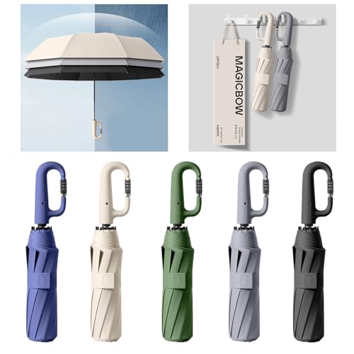 Parapluies de pluie automatiques avec cadre renforcé pour voyage