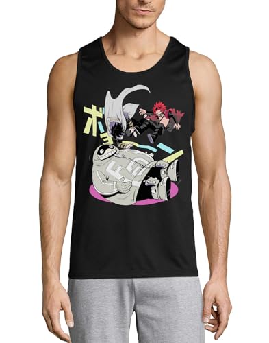 Camiseta sin mangas Anime 136 de algodón contra el calor veraniego