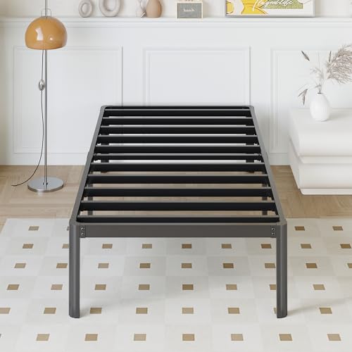 Yicensen 14 Inch Twin Bed Frames Rounded Corner Legs Heavy...