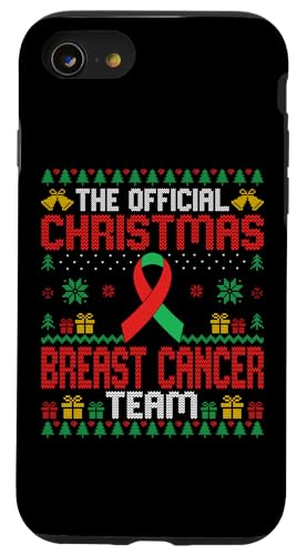 Carcasa para iPhone SE (2020) / 7 / 8 Christmas Breast Cancer Team - Breast Cancer Awareness Xmas