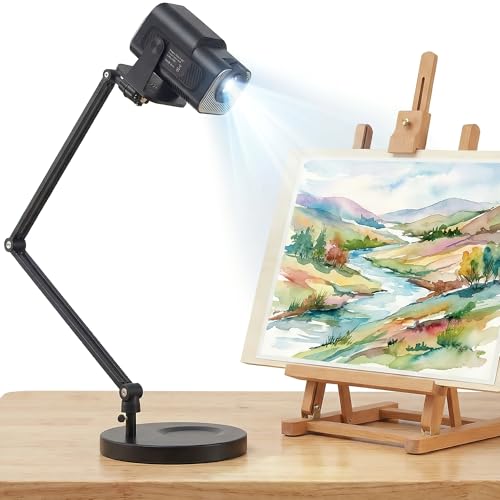 Dyhodu Art Tracing Projector 1280×720 for Drawing and Painting, Smart Image Sketcher Projector on Canvas Wall Artwork for Artists Adults