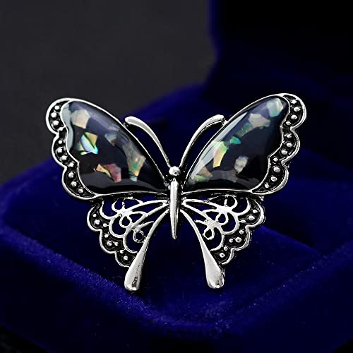 Image of Variety Styles Butterfly Brooch - Multi-Color Rhinestone Crystal Brooch Pin Cute Butterfly Shape Corsages Brooches Decoration Gift for Women