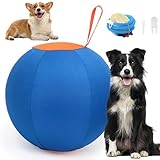 Boule de Troupeau Boule de Troupeau pour Chiens 18 PVC Boule de Chien Boule de Troupeau zippé à la Manche avec Bracelet et Polyester Couvre à gratter Une Boule de Chien Interactive résistante pour