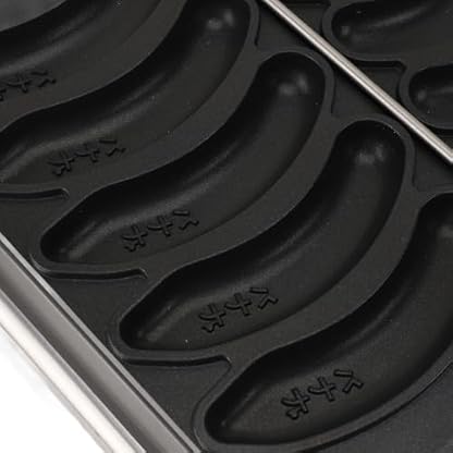 Waffeleisen in Bananenform, 1800 W, Effiziente Elektrische Bananenwaffelmaschine, Doppelseitig, für den Gewerblichen Einsatz (EU-Stecker 220 V) – Bild 8