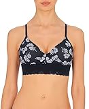 Natori Damen Bliss Perfection Contour Soft Cup BH, Mitternachtsmarineblau, 75DD