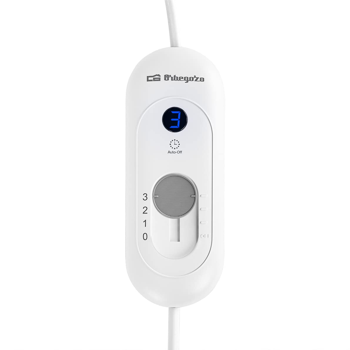 Orbegozo CAH 1450 - Calientacamas, calentamiento rápido, 3 niveles de potencia, sistema de fijación al colchón, 60 W