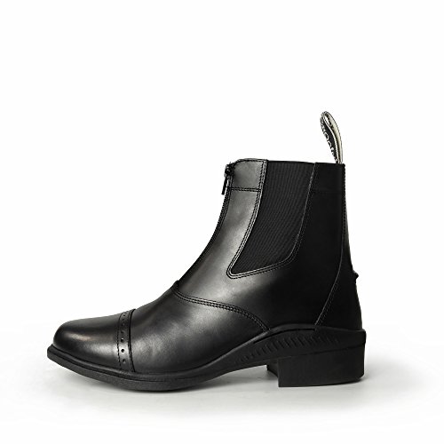 Image of BROGINI Tivoli Zipped Paddock Boots Adult Black
