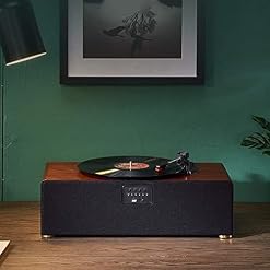 AURADO Tourne-Disque, Gramophone Retro Vinyl Record Playing Machine Multifonction USB Bluetooth TF Card Player Player… - Les Beatles, Paul McCartney, John Lennon, RIngo Starr, George Harrison AURADO Tourne-Disque, Gramophone Retro Vinyl Record Playing Machine Multifonction USB Bluetooth TF Card Player Player… – Image 5