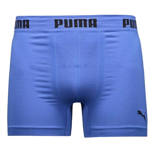 Cueca Boxer Puma Anatomic Sem Costura Azul Bic