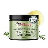 Mielle Organics Rosemary & Mint Hair Pomade for Women & Men - Conditioning Natural Hair Moisturizer to Quench the Scalp, Lock in Wave Patterns, Add Shine & Help Protect Against Dryness (5 oz)