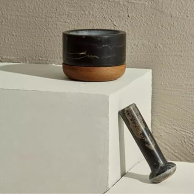 Mortar and Pestle Set Marble Mortar Manual Garlic Pounder Household Grinder Kitchen Garlic Press Pestle Set Seasoning Spice Tools