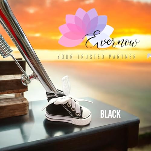 Image of EVERNOW Side Stand Shoes are a Must-Have Accessory for Every RE Bike Owner who Values Stability, Durability, and Style.(Black)