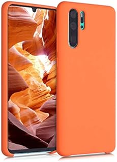 kwmobile TPU Silicone Case Compatible with Huawei P30 Pro - Case Slim Phone Cover with Soft Finish - Papaya