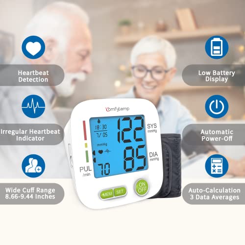 Comfytemp Blood Pressure Monitors For Home Use, Automatic Blood Pressure Machine With Large Cuff, Smart Digital Bp Monitor With Large Display, App For Ios Android, 2-User, Unlimited Memories #TOP5