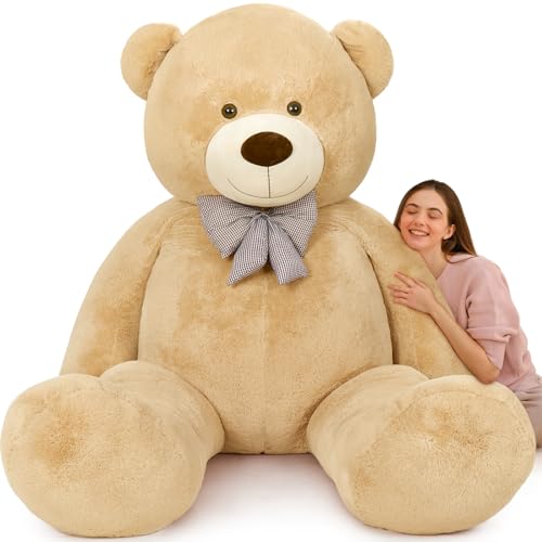 Image of MaoGoLan Giant Teddy Bear 10ft Stuffed Animal, Huge Jumbo Size 10 Feet Teddy Bear Plush, Charming and Fluffy Teddy Bear for Decorations, Celebrations,Valentines Day,Baby Shower,Brown