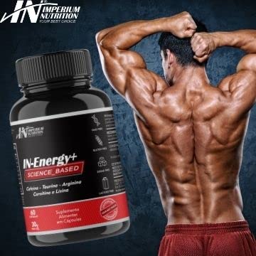 IN-Energy+ (Cafeína, Taurina, Arginina, L-Carnitina e Lisina com 60 Cápsulas) Imperium Nutrition