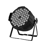 54 LED haute luminosité de 3 W, RGB multicolore, excellent effet d'éclairage diffus.