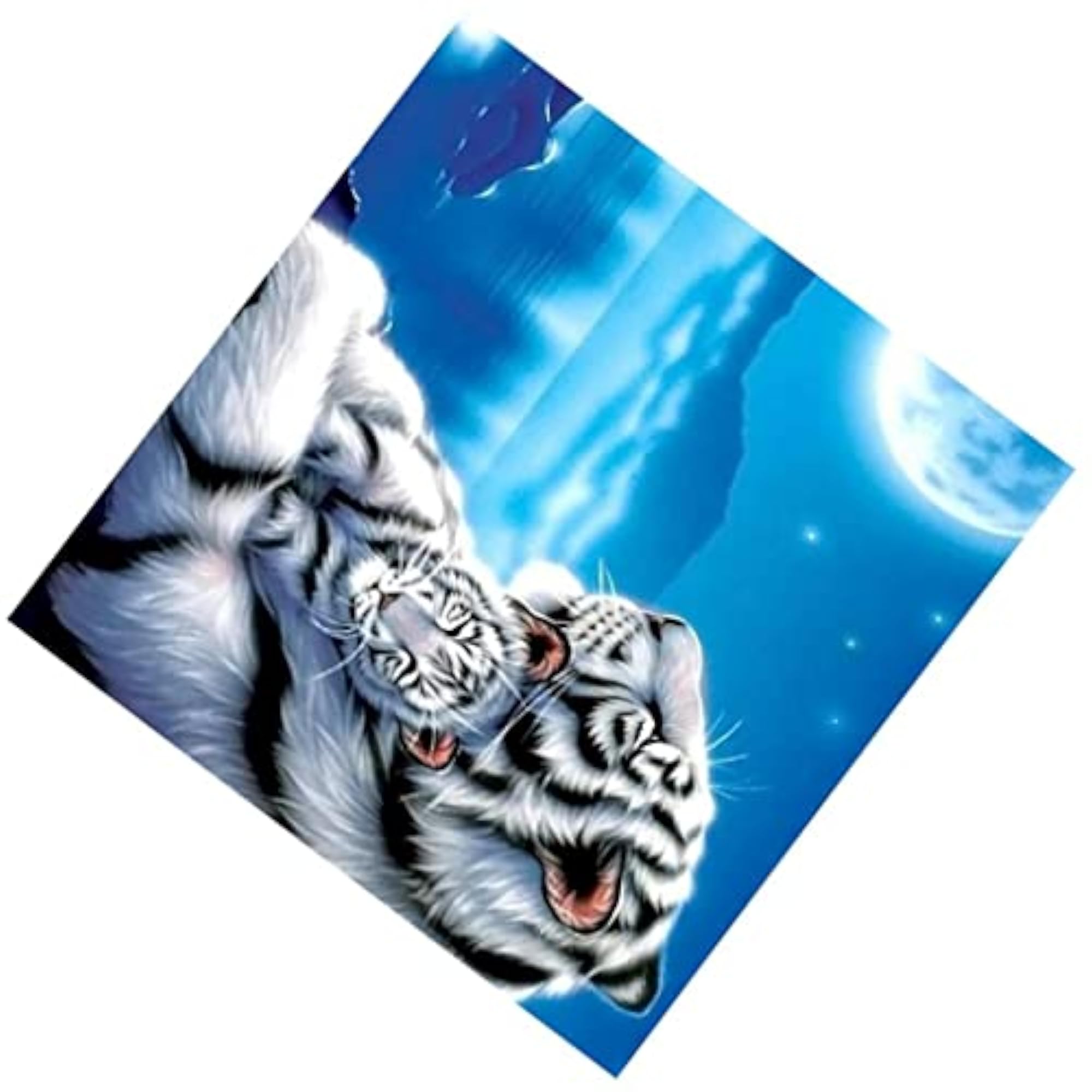 DIY 5D Diamond Painting Embroidery Kit, Tiger Design