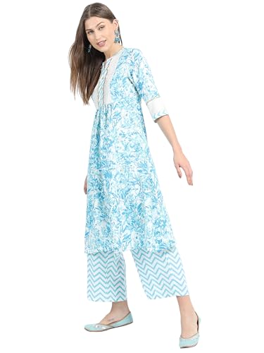 Image of Vishudh Women's Ethnic Set | Regular Fit | Fashion Outfit | with Comfortable Wear