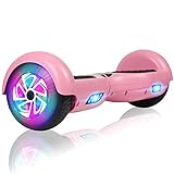 skate electrico balance Neumáticos de 6.5 pulgadas proporciona una experiencia de conducción suave, fácil de controlar, perfecta absorción de impactos.