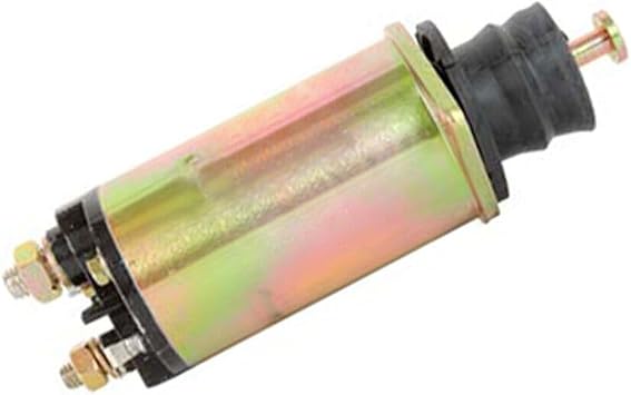 Solenoid Fits Consolidated Diesel Engine 4B 6B 6Bt 75-Length Btw Mtg Holes 57-OD Body 2 Hole Mount Flange-Mount Type M5 X 0.8 Post LH-Terminal Switch Left 6 mm Unthd-Threads Mounting