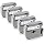 M-K231 M Tape 12mm 0.47 White Label Tape Compatible for Brother M Tape M231 MK231 M-K231S for Brother PT-M95 PT-90 PT-85 PT-80 PT-70 PT-65 Label Maker, Black on White, 5 Pack Inking Ribbon