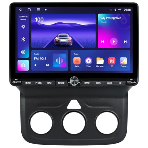 10" 4G+64G Car Radio for Dodge Ram Pickup 1500 2500 3500 2013-2018 Upgrade