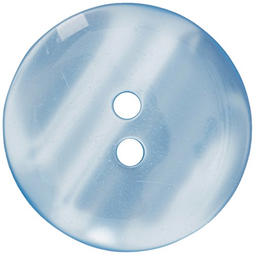 Trimit Botões - 30 peças azul claro tamanho Lin 32, material sintético, 13 x 12 x 1 cm, 30