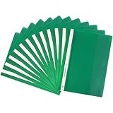 GUOKOFF A4 Carpeta Dossier Fastener (Verde x 12 Pieza),Carpetilla Portadocumentos