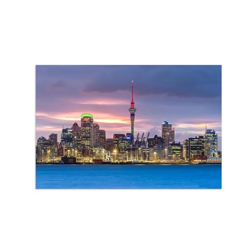 Tableau paysage urbain pour transformer un salon terne en espace moderne