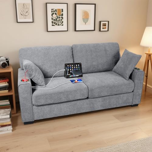 Zoxeions 62" Small Couches for Small Spaces, Loveseat