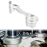 Xitomer Motorcycle Fork Brace, Fit for Goldwing GL1800 2001-2017 Gold wing / F6B 2013 2014 2015 2016 Fork Bracket, Motorcycle Fork Stabilizer (Silver)