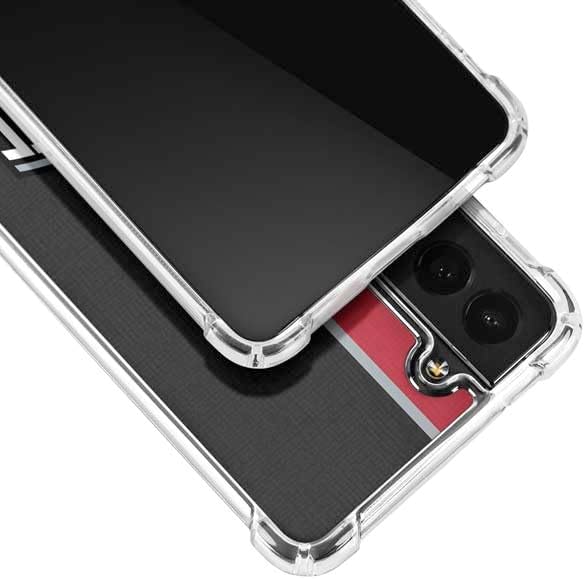 Skinit Clear Phone Case Compatible with Galaxy S22 - Officially Licensed Ohio State University OSU Buckeyes Split Design