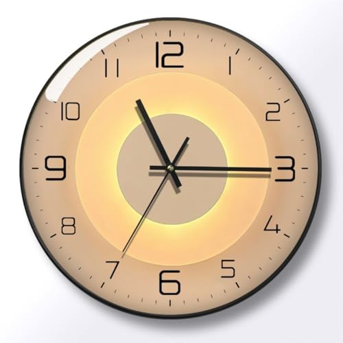 Horloge murale à quartz sans tic-tac mécanisme silencieux pour rester zen