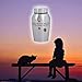 ENBOVE Funeral Cremation Urns for Dogs Cats, in Loving Memory Gone but Not Forgotten You Left Paw Prints on My Heart