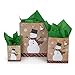 Besti Christmas Gift Bags w/Holiday Tissue Paper and Flat Wrap (28-Piece Set) Small, Medium, and Large Sizes | Reusable Present Giving | Santa Claus, Reindeer, Snowman
