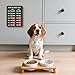 Dog Feeding Reminder, Dog Fed Sign-Daily Am/Pm Chart Slider Sign for Pet Fed and Pill Reminder, Easy to Use On Fridge Or Wall with Adhesive and Magnet,Pet Supplies