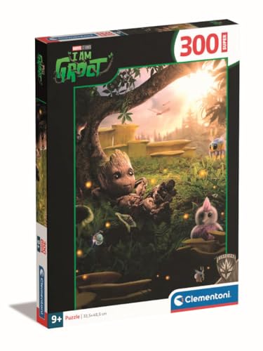 Clementoni Jigsaw Puzzle Marvel I Am Groot 300 Pieces, Supercolor Puzzle For Children 9-11 Years, Cartoon, Gift For Boy/Girls - Image 2