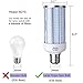 Auzilar 60W LED Corn Light Bulb (E39 Large Mogul Base) 6000Lm 6500K Cool White, for Metal Halide HID HPS Replacement Garage Parking Lot High Bay Warehouse Street Lamp Lighting, 85V-265V