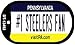 SMART BLONDE Number 1 Steelers Fan Novelty Metal Dog Tag Necklace DT-13492