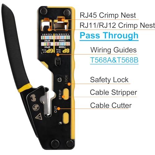 Listado y reviews de Crimpadora rj45 los diez mejores. 26 Imagen adicional