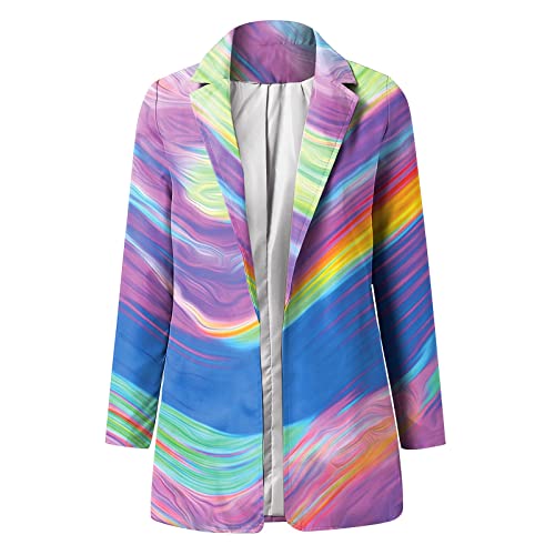 Blair Clothing For Women, Tweed Blazers Women Red Jacket Blazer Duster Coat Pink Women's Casual Fashion Print Lapel Long Sleeve Slim Fit Small Button Jacket Blazers And Jackets (Xxl, Multicolor) #TOP1