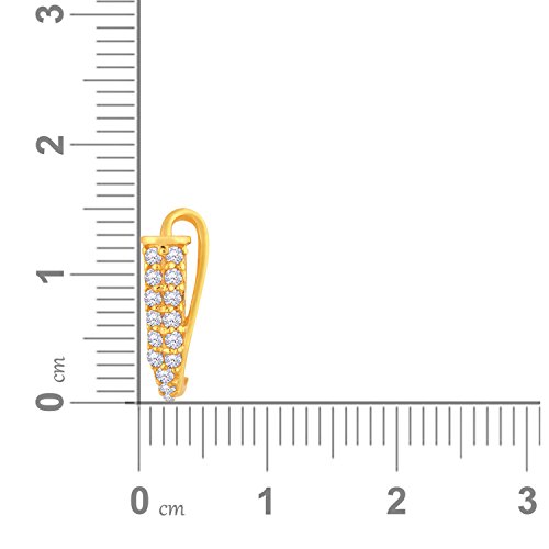 Malabar Gold & Diamonds 22k Yellow Gold Earrings for Women, Girls and Kids | 22 kt (916) BIS Hallmark Gold Stud Earrings for Birthday, Anniversary & Festive Gift - Image 3