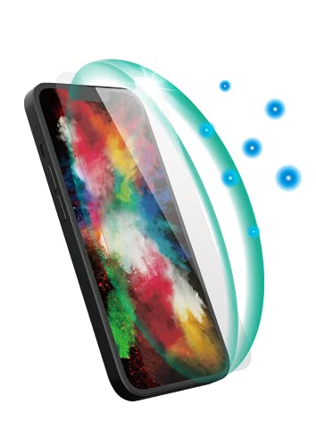 パワーサポート <高光沢ガラスフィルム>VOWGO 抗菌・抗ウイルス Glass film for iPhone 13/13 Pro (6.1inch)