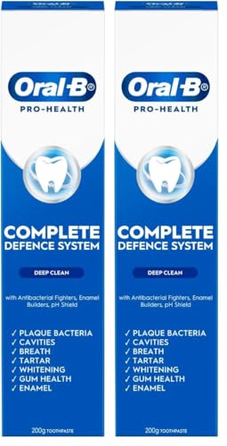 Oral-B Pro Health Complete Defence System Deep Clean Toothpaste 200g (Pack of 2)