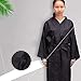 Dioche Salon Client Gown Anti Static Adjustable Hairdressing Smock for Spa Beauty Hair Black One Size Fits Most