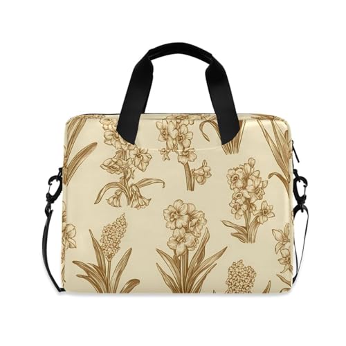 Maletín para portátil ALAZA con patrón floral, 13-15.6 pulg miniatura 1