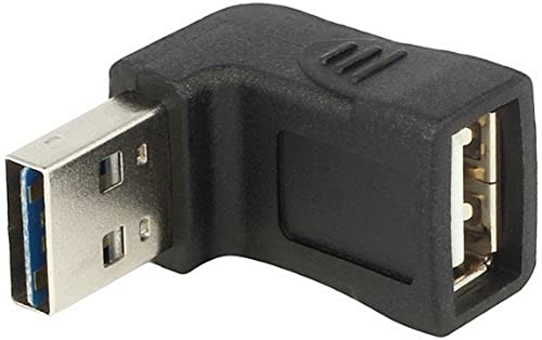 DeLock Adapter Easy USB 2.0-A Stecker > USB 2.0-A Buchse gewinkelt Oben/unten