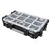 Produktbild Keter ROC Pro Gear Robuster Werkzeugaufbewahrung, 55,9 cm, transparenter Organizer, Schwarz/Grau
